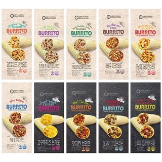 멕시코 대표간식 브리또 판매 1위 남향푸드 브리또 10종 모두 맛보기, 10개, 125g