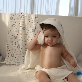 테리파머 한정판1000개 토토리 양면 유아 목욕 타올 속싸개 거즈수건 수건 가제수건 아기수건 타월 호텔수건 유아수건 아기목욕타올 천기저귀 유아목욕타월/수건, 07_레드후드, 5장