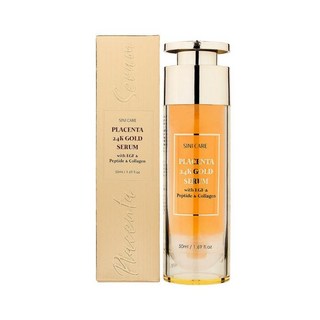 호주 시니케어 SINICARE 24k gold serum 플라센타 양태반 24k 골드 세럼, 4개, 50ml