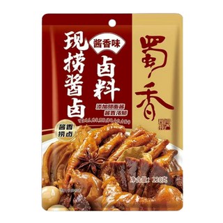 【黃氏商行】蜀香滷料 老滷汁 懶人滷料滷味 醬料 五香 香辣 滷豆干 滷汁 滷醬 燉肉 滷味, 1個, 醬香(120g)