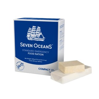 Seven Oceans 標準應急口糧500克9條裝, 1個