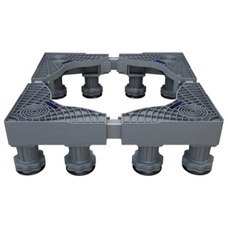 洗衣機防滑耐重固定底座/防潮托高座 - 內嵌水平儀(八腳款), 1個