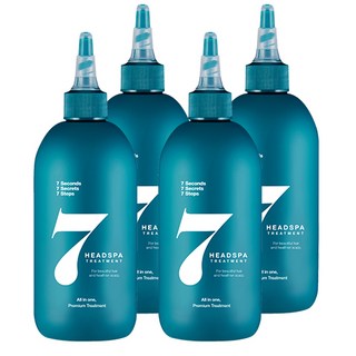 헤드스파7 파란눈 블랙 헤어 트리트먼트, 300ml, 4개