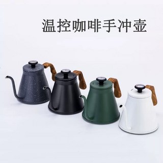 念咖啡 用心的香氣 NenCoffee精品莊園 304不銹鋼長嘴手沖咖啡壺 露營咖啡器具, 綠, 1個