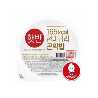 햇반 현미귀리곤약밥, 150g, 6개