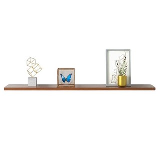 르벤라움 인테리어 무지주 벽선반, 월넛우드, 1단