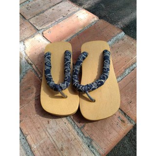 台灣檜木兒童木屐 裝飾用 附發票, 青藍