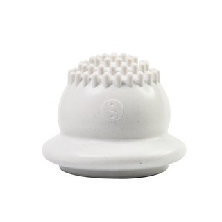 妍選洋行 健本之源 刮痧拔罐球 買一送一 再送日本乳清皂*1個 (鈦/鍺/負離子/拔罐/太極球/滑罐/拔罐/刮痧), 白色, 2個