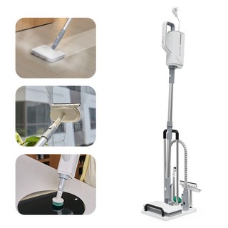 MIFAN 가정용 고압 스팀 청소기 물걸레청소기, 그레이