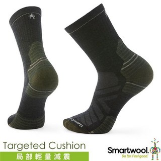 美國 SmartWool 男 美麗諾羊毛 戶外局部輕量減震中長襪 中筒襪 羊毛襪 登山小腿襪 SW002853, 1個, M