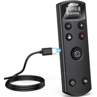 디지털 카메라 쵤영용 미니 브이로그 캐논 충전식 무선 셔터 릴리스 EOS RP R R5 R6 M50 M50 II 6D Mark 77D 850D 800D 레벨, Upgraded Remote for Fujifilm