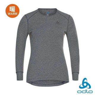 TheNorthFace 瑞士ODLO 女 ECO 銀離子保暖型圓領上衣