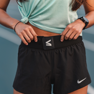 러닉스 러닝 웨이스트 플립벨트, 블랙, 1개