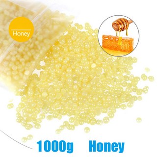 왁스 히터 기계용 제모 콩 제모용 비즈 바디 1000g/500g, 1000g Honey, 1개