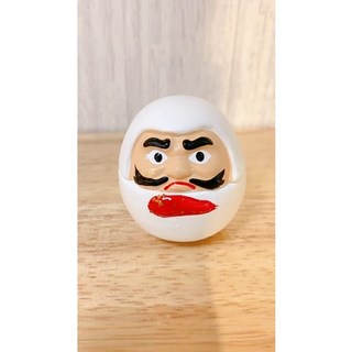 藥師窯 錦彩福助招財貓 招福大開運不倒翁擺飾 日本製 瀨戶市 招財禮品 開店營業, 達摩-白（小）