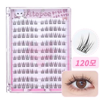 아토포스 노글루 가닥 인조 속눈썹 풀 필요없음 원터치 믹스 길이 10줄 대용량, A, 1개