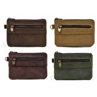 真皮拉鍊零錢包 多功能卡片包 時尚簡約設計