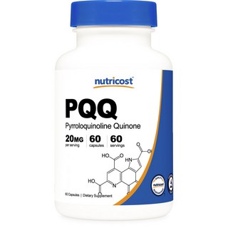nutricost PQQ膠囊 20mg, 1個, 60 件