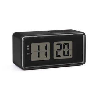 翻轉時鐘風格復古設計數字鬧鐘 8 種, 3. 黑色