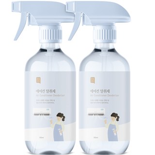 쉼표365 대용량 에어컨 탈취제 차량 일반 겸용, 2개, 500ml