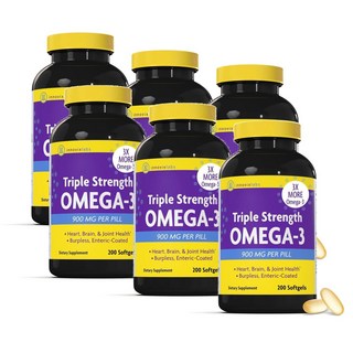 이노빅스랩 트리플 스트렝스 오메가3 900mg 소프트젤 Innovixlabs Triple Strength Omega 3, 6개, 200정