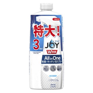 ultra Joy 多效合一餐具+廚房泡沫噴霧廚房清潔劑香味型 特大補充包, 1個