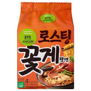 Pulmuonejayeongeonmyeon 花蟹海鮮風味湯麵, 4包
