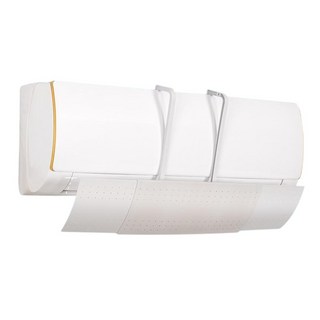 高雄現貨 附發票升級款防積水 冷氣擋風板 空調擋風板 防冷氣直吹 冷氣調風板 冷氣導風板 出風口擋板 冷氣檔板 防風檔, 1個, (鏤空三片掛式款)防積水