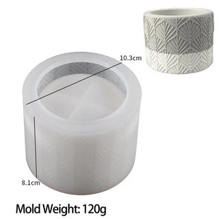 라운드 석고 양초 컵 실리콘 몰드 화분 보관 항아리 시멘트 도자기 콘크리트 공예 만들기, 2. 02