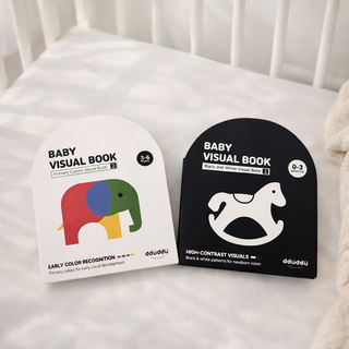 뚜뚜 아기 초점책 신생아 병풍 비주얼북, 2종 구성