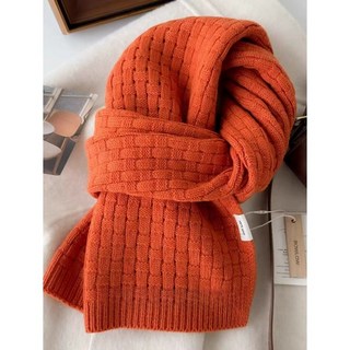 100%澳洲羊毛 編織圍巾 大尺寸 寬版 保暖 百搭 2025秋冬新款