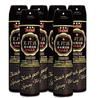 BlackPearl 黑珍珠 香水亮光蠟，快速提升光澤度，持久保護車漆，散發迷人香氣, 6個, 750ml