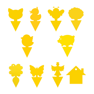 가든인 양면 끈끈이 트랩 10종 100매 화분용 해충 퇴치