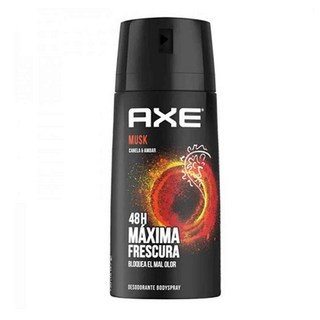 AXE 戰斧 男用體香噴霧, 1個, 淡雅麝香噴霧(金)150ml, 150ml