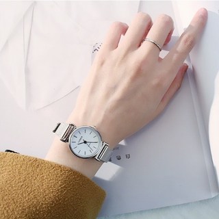 韓版鏈條錶 百搭小資女錶 金屬錶帶 生日禮物 復古錶