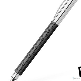 라프샵 비즈니스펜 만년필 엠비션 롬버스블랙 F, 각인안함