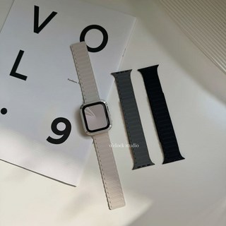 O'CLOCK STUDIO 運動型磁吸力 Apple Watch 矽膠錶帶, 1個