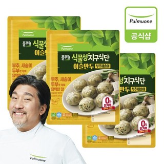 풀무원 지구식단이슬만두 부추새송이 (1.02kg) 3개, 1.02kg