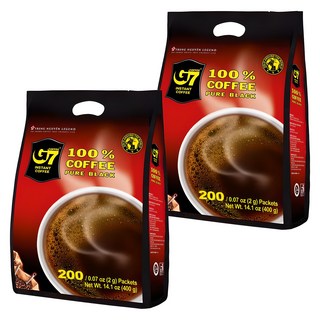 G7 速溶黑咖啡, 2g, 200包, 2袋