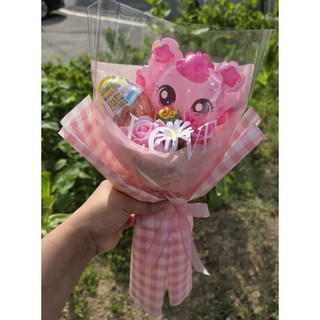 캐릭터 풍선 킨더 꽃다발 피카츄 하츄핑 티니핑 말랑핑 빛나핑 포실핑 초롱핑 재롱잔치 졸업 꽃다발, 1개