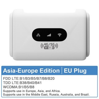 WiFi6 라우터 4G LTE 300Mbps 모뎀 비계약 5G SIM 카드 호환 휴대용, 01 EU 플러그, 01 WiFi6 LTE Router, 1개