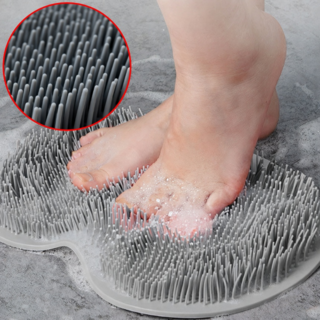 하루홈 발씻는 매트 실리콘 풋브러쉬, 115g, 1개, 1개입
