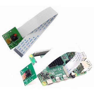 樹莓派4B攝影機模組500萬像素，配備15cm軟排線，CSI接口，適用於Raspberry Pi4/3B, 1個
