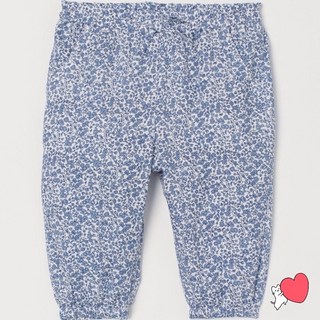 H&M 嬰幼兒長褲 小碎花圖案 74cm - 98cm