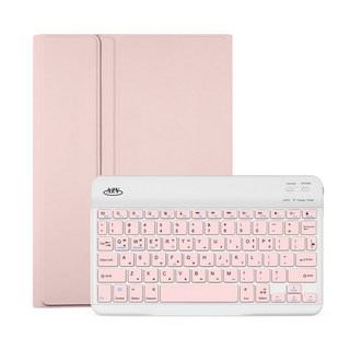 갤럭시탭 S9 S9+ S9 울트라 FE 플러스 호환 콤비 블루투스 키보드 S펜수납 케이스, 콤비 핑크, 1개