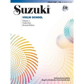 鈴木 Suzuki 小提琴教本第1-5冊 Suzuki Violin School Vol.1-5 (附CD)兒童小提琴教材, 第一冊, 第一冊
