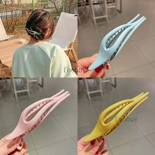 聖誕節 熱賣莫蘭迪色 網紅ins風盤發夾女后腦勺橫夾韓版學生百搭發卡碎發夾子, 【3個裝】淡雅藍+橡皮粉+姜黃, 1個