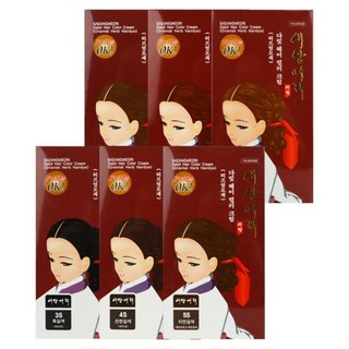 새앙머리 다빛 헤어 컬러 크림 염색약, 4S 진한갈색