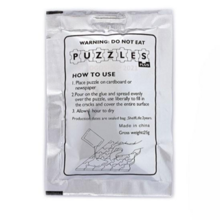 拼圖膠水25g(送刮板)/一包入 拼圖專用膠水 大容量 PVA頂級品質 膠水 保存拼圖 拼圖膠 黏拼圖 拼圖保護膠, 1個, 25ml