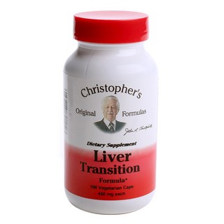 Christopher's Original Formulas 肝臟轉換配方 450毫克 素食膠囊, 100 件, 1個, 100錠